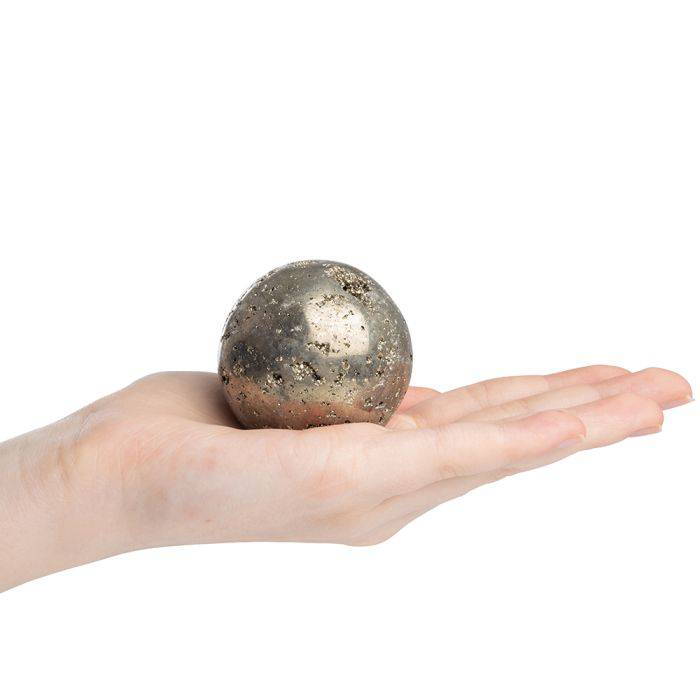 Pyrite Sphere - Crystal Nest
