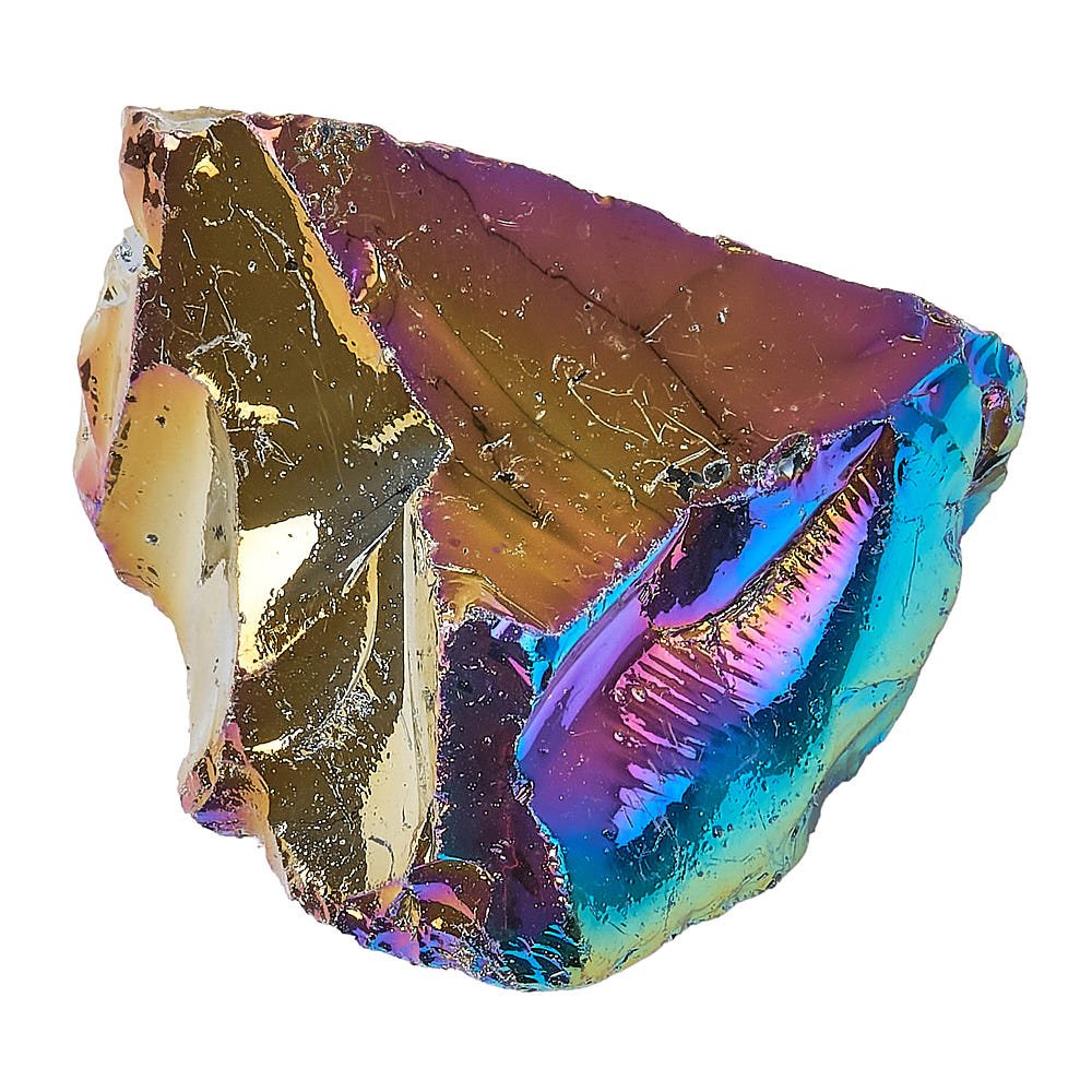 Aura Obsidian Chunks | Iridescent Protection & Energy Crystals - Crystal Nest