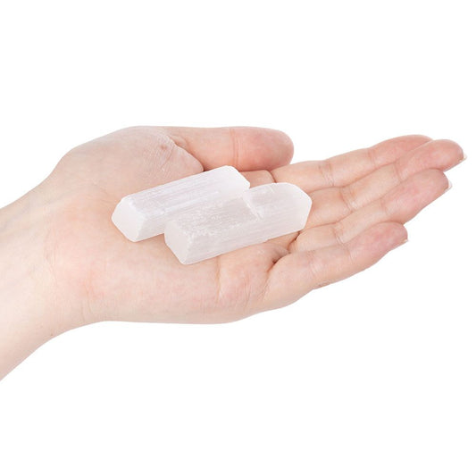 Selenite Sticks – Mini Energy Cleansers for Aura & Space - Crystal Nest