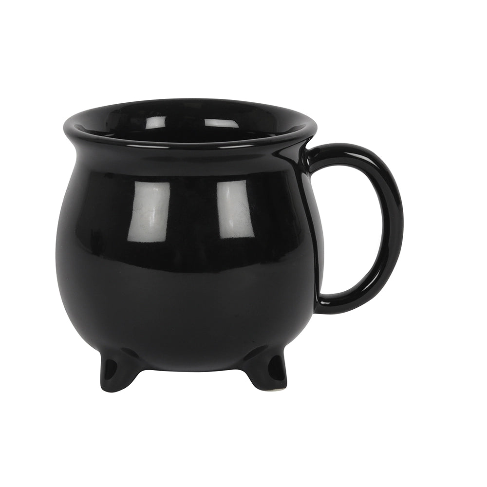 Witches Brew Black Ceramic 5-Piece Cauldron Tea Set