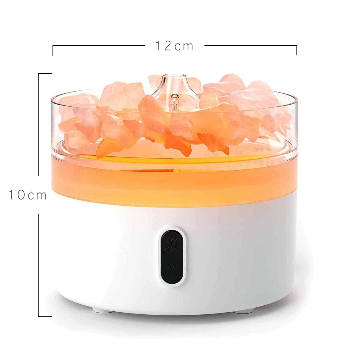 Himalayan Salt Aroma Diffuser with Night Light - Crystal Nest