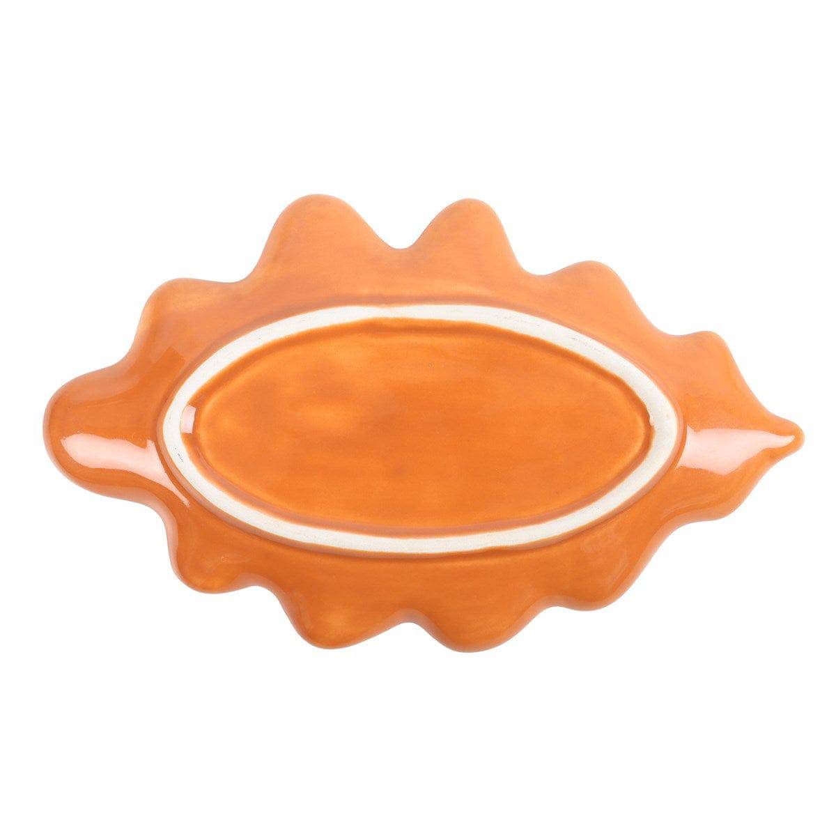 Autumn Leaf Ceramic Trinket Dish - Crystal Nest