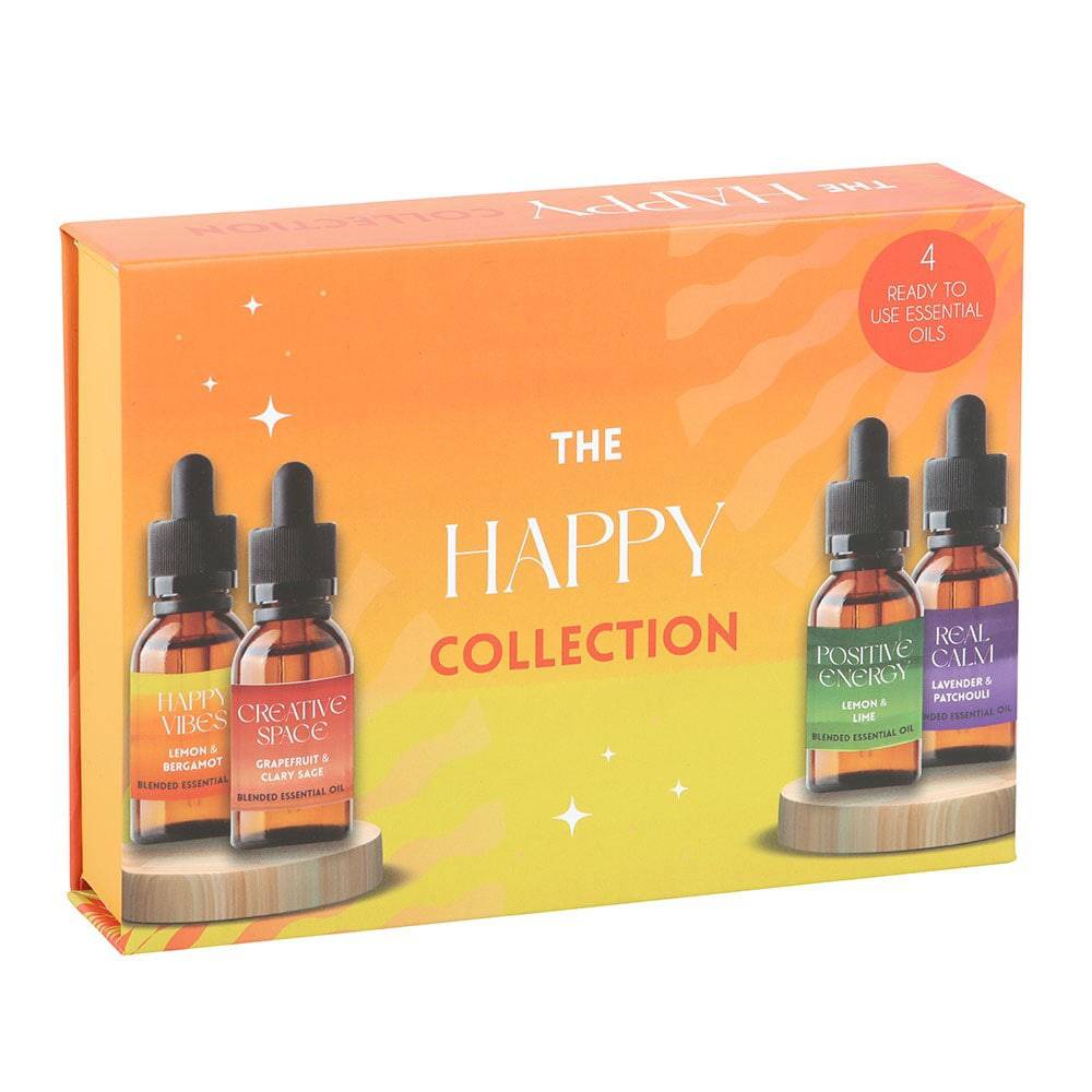 The Happy Collection Blended Essential Oil Set - Crystal Nest