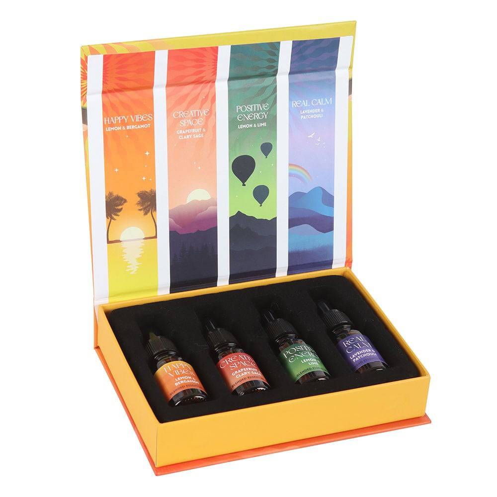 The Happy Collection Blended Essential Oil Set - Crystal Nest