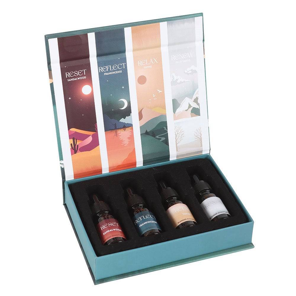 The Meditation Collection Blended Essential Oil Set - Crystal Nest
