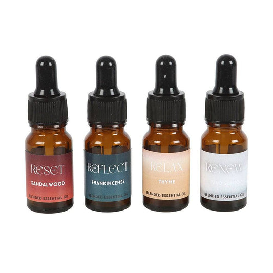 The Meditation Collection Blended Essential Oil Set - Crystal Nest