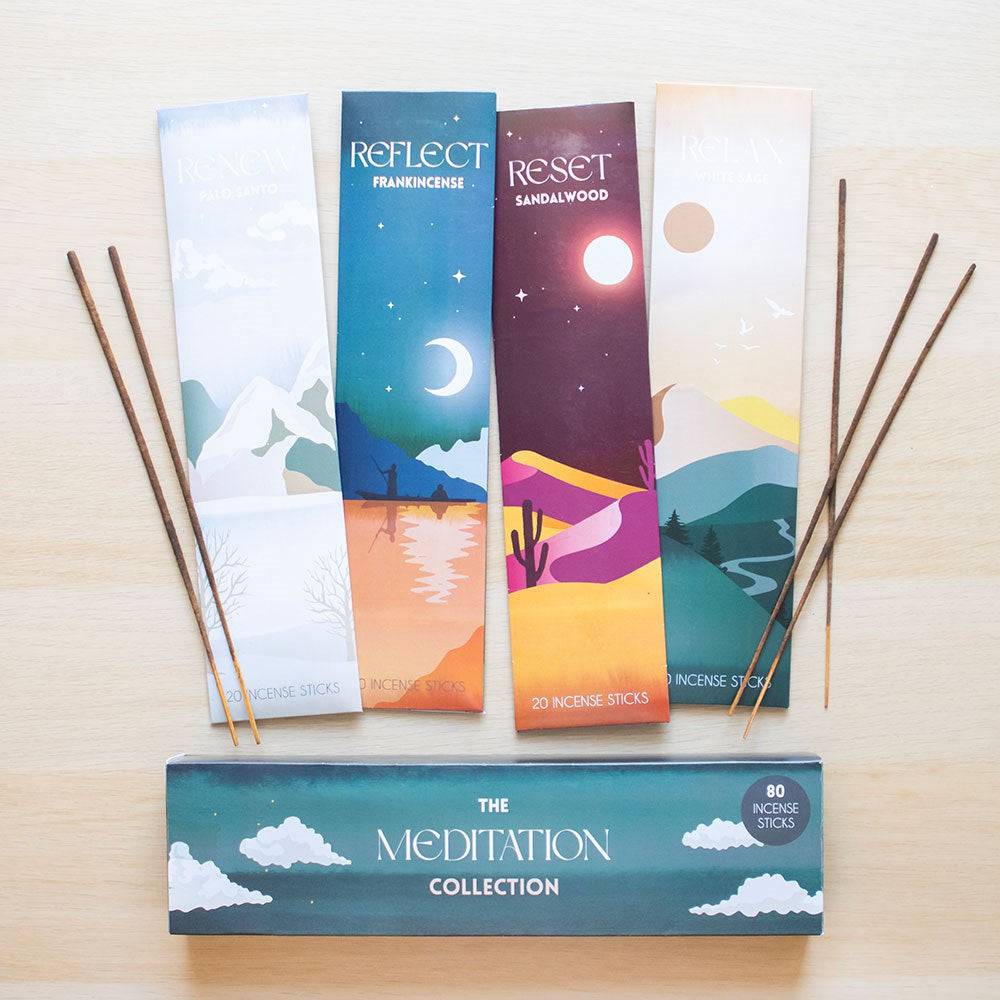 The Meditation Collection Incense Stick Set - Crystal Nest