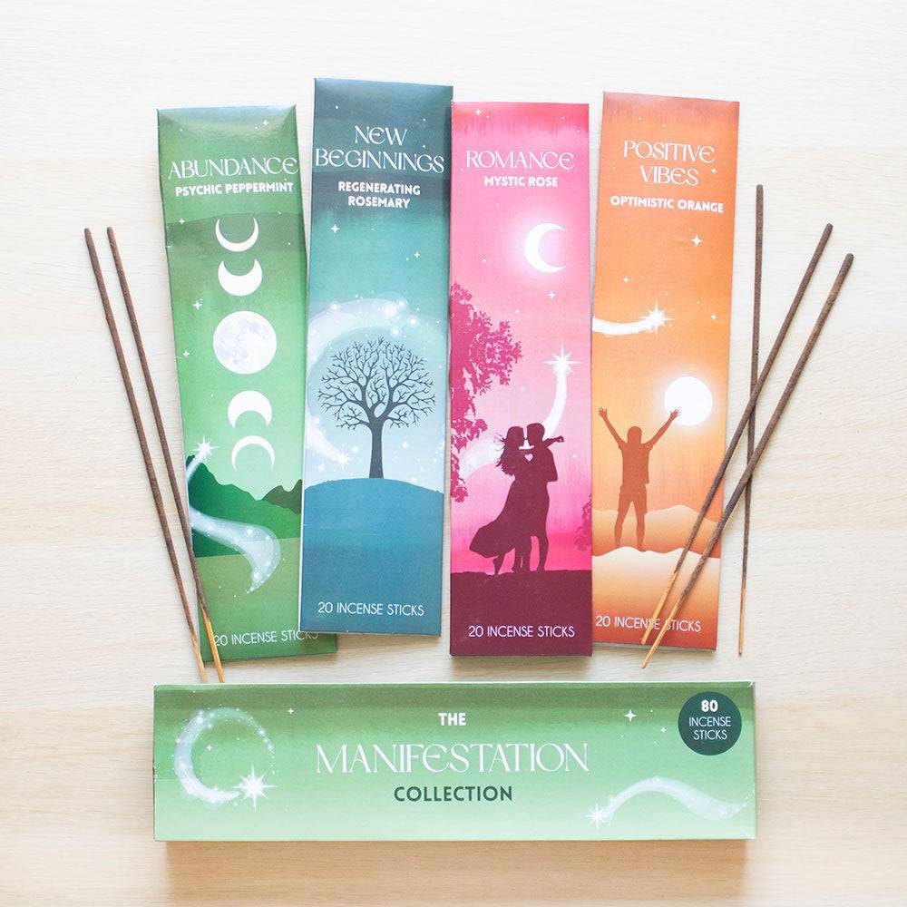 The Manifestation Collection Incense Stick Set - Crystal Nest