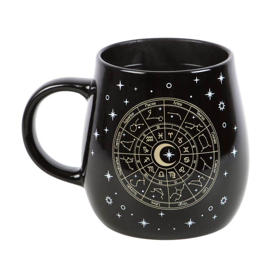 Astrology Wheel Heat Changing Mug - Crystal Nest