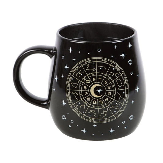 Astrology Wheel Heat Changing Mug - Crystal Nest