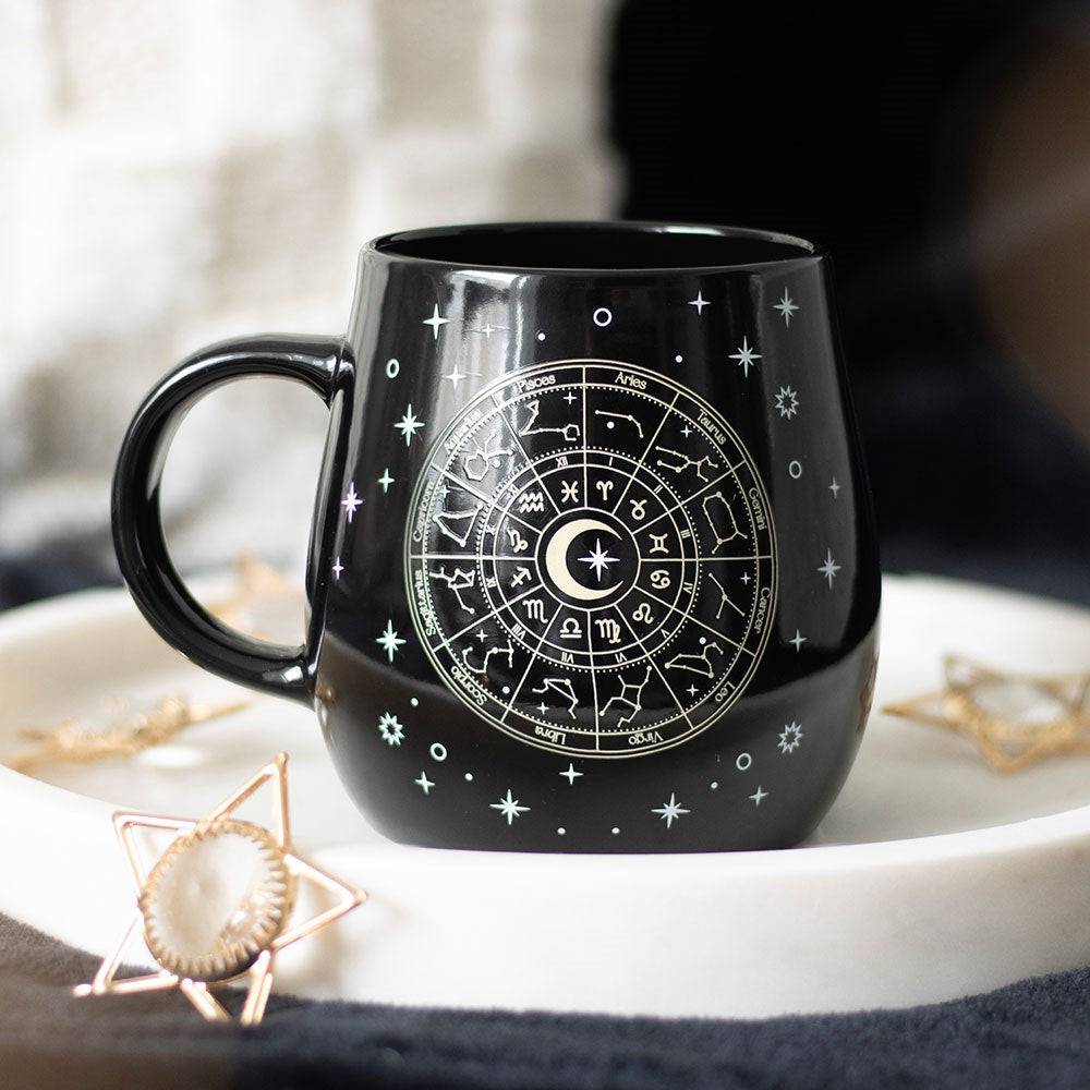 Astrology Wheel Heat Changing Mug - Crystal Nest