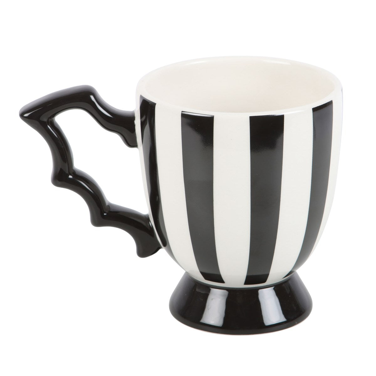 Striped Bat Wing Teacup - Crystal Nest