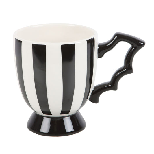 Striped Bat Wing Teacup - Crystal Nest