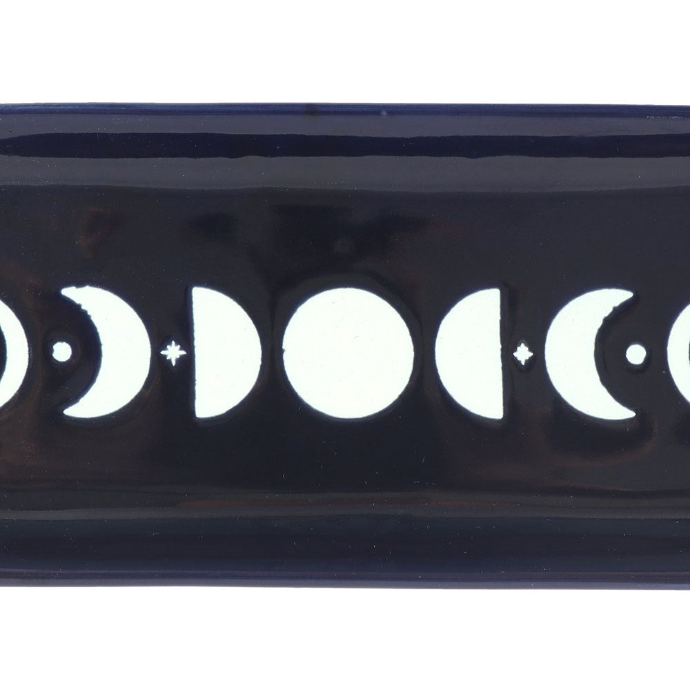 Blue Moon Phase Trinket Dish | Ceramic Jewellery & Crystal Holder