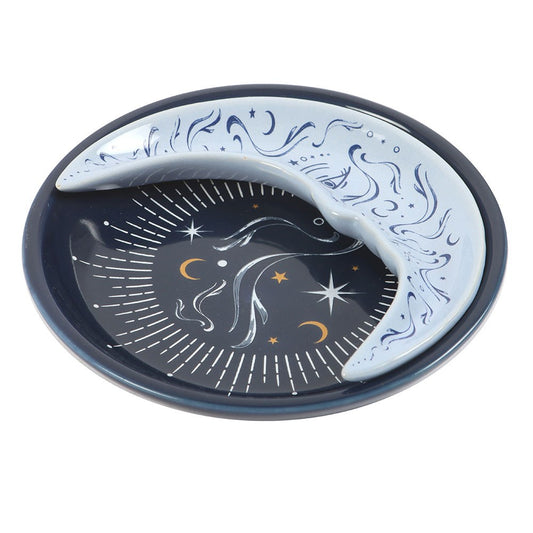 Blue Moon Stacking Trinket Dish - Crystal Nest