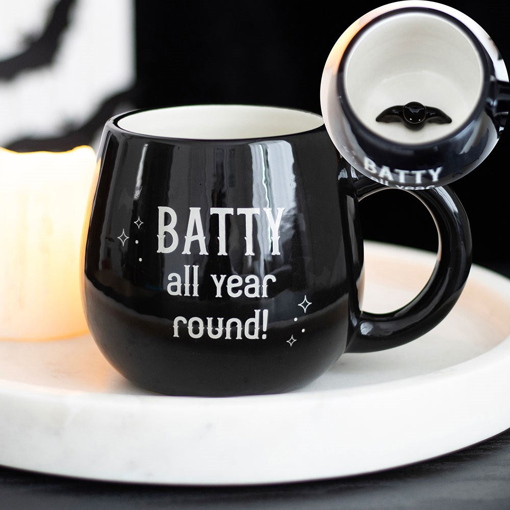 Batty All Year Round Peekaboo Mug - Crystal Nest