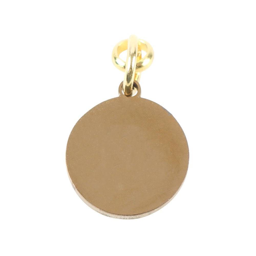 Leo Gold Tone Zodiac Sign Charm - Crystal Nest