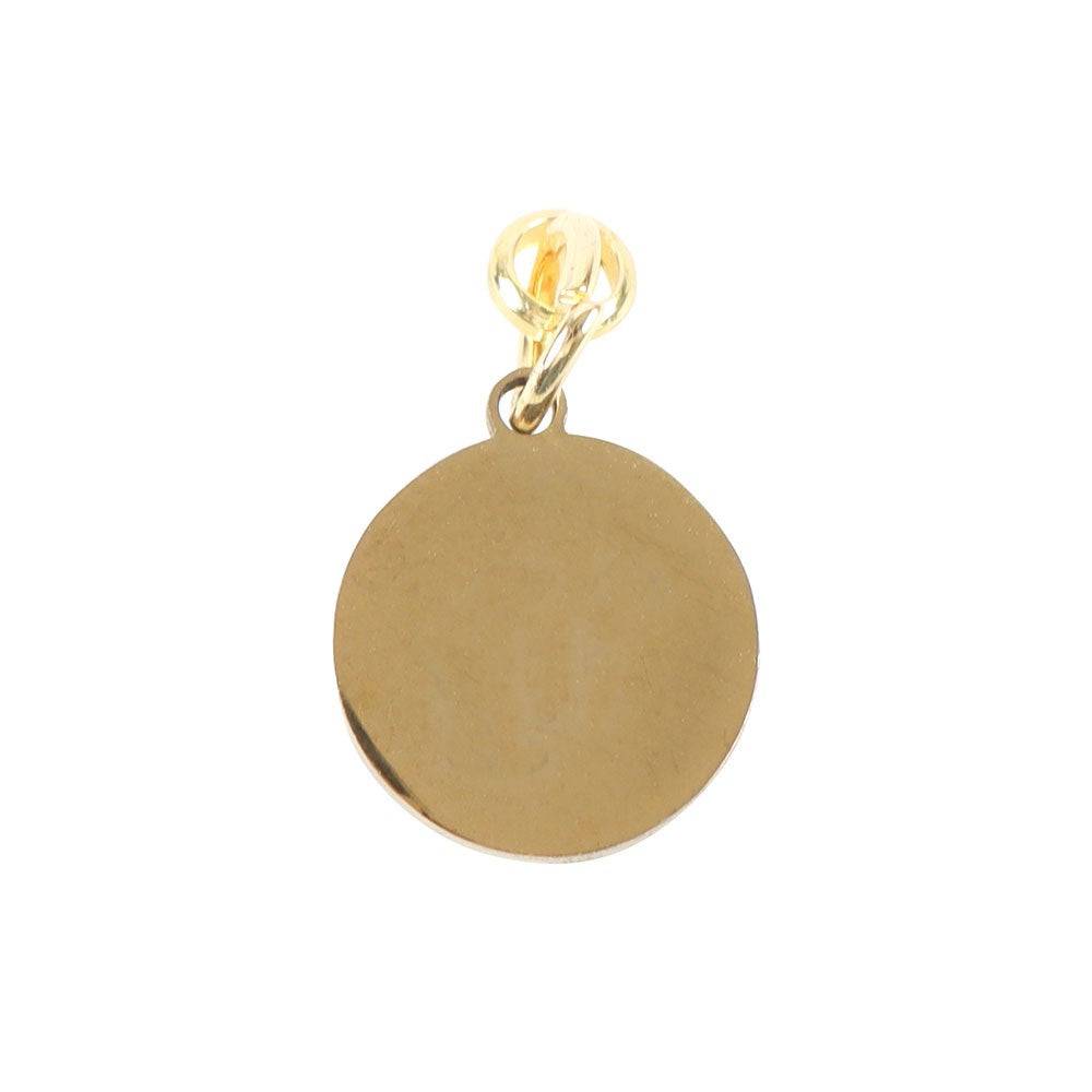 Virgo Gold Tone Zodiac Sign Charm - Crystal Nest