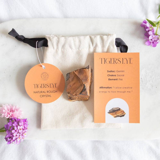 Tiger's Eye Rough Healing Crystal - Protection and Confidence - Crystal Nest