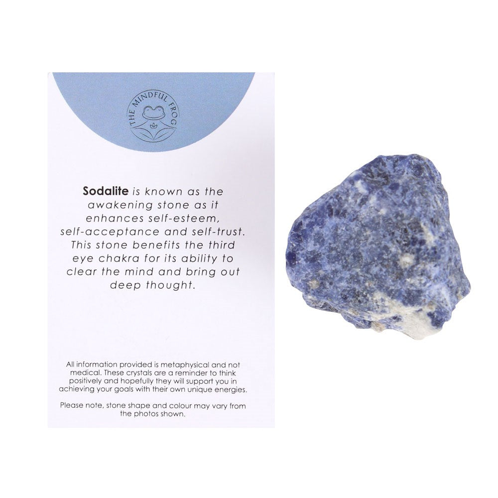 Sodalite Rough Healing Crystal - Intuition and Positive Thinking - Crystal Nest