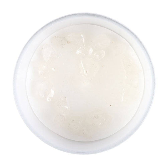 Virgo Zodiac Clear Quartz Crystal Candle - August 23 to September 22 - Crystal Nest