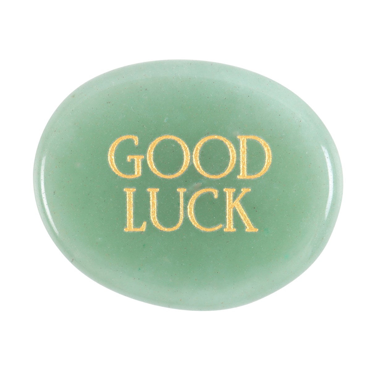 Good Luck Green Aventurine Palm Stone | Healing Crystal Worry Stone