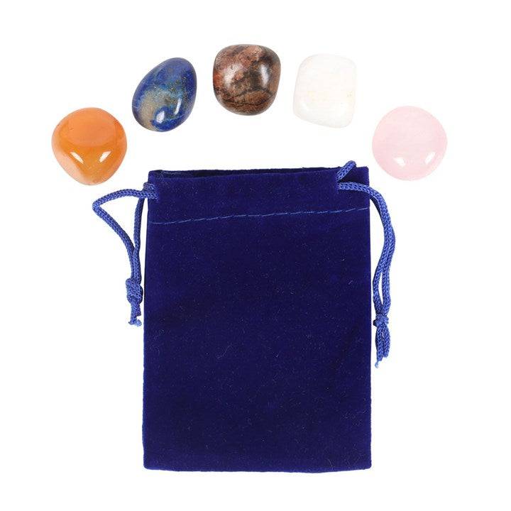 Taurus Zodiac Crystal Tumblestone Set - Crystal Nest