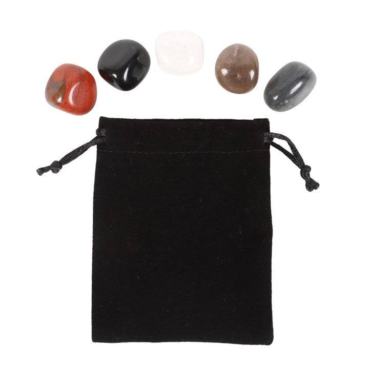 Scorpio Zodiac Crystal Tumblestone Set - Crystal Nest