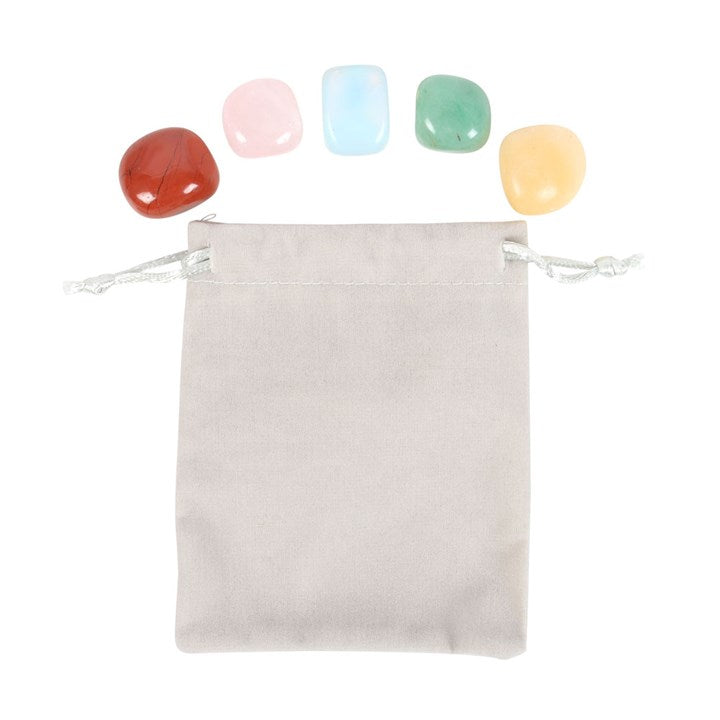 Cancer Zodiac Crystal Tumblestone Set - Crystal Nest