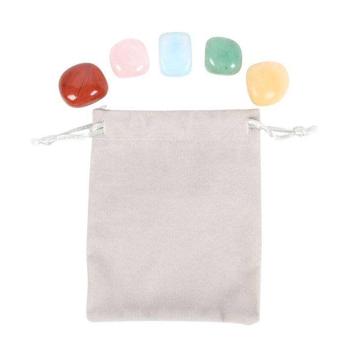 Cancer Zodiac Crystal Tumblestone Set - Crystal Nest