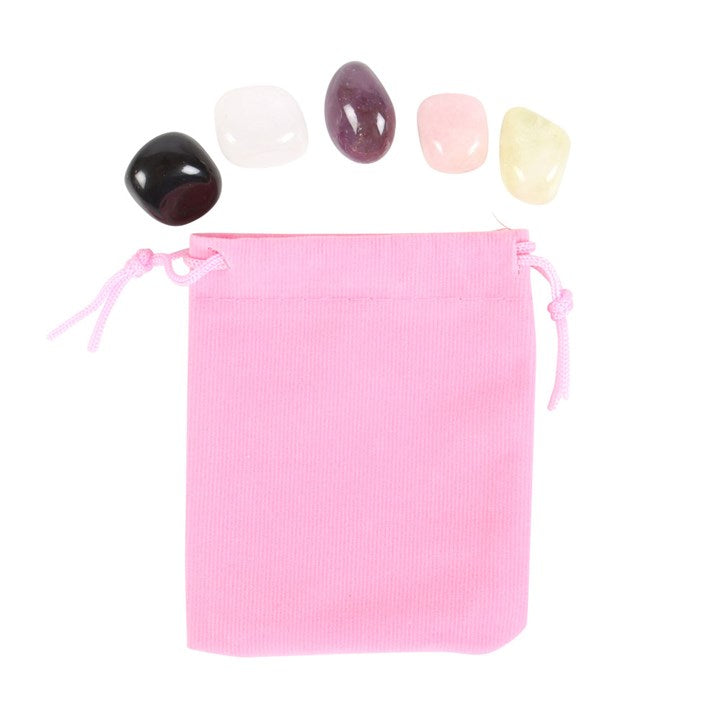 Aries Zodiac Crystal Tumblestone Set - Crystal Nest