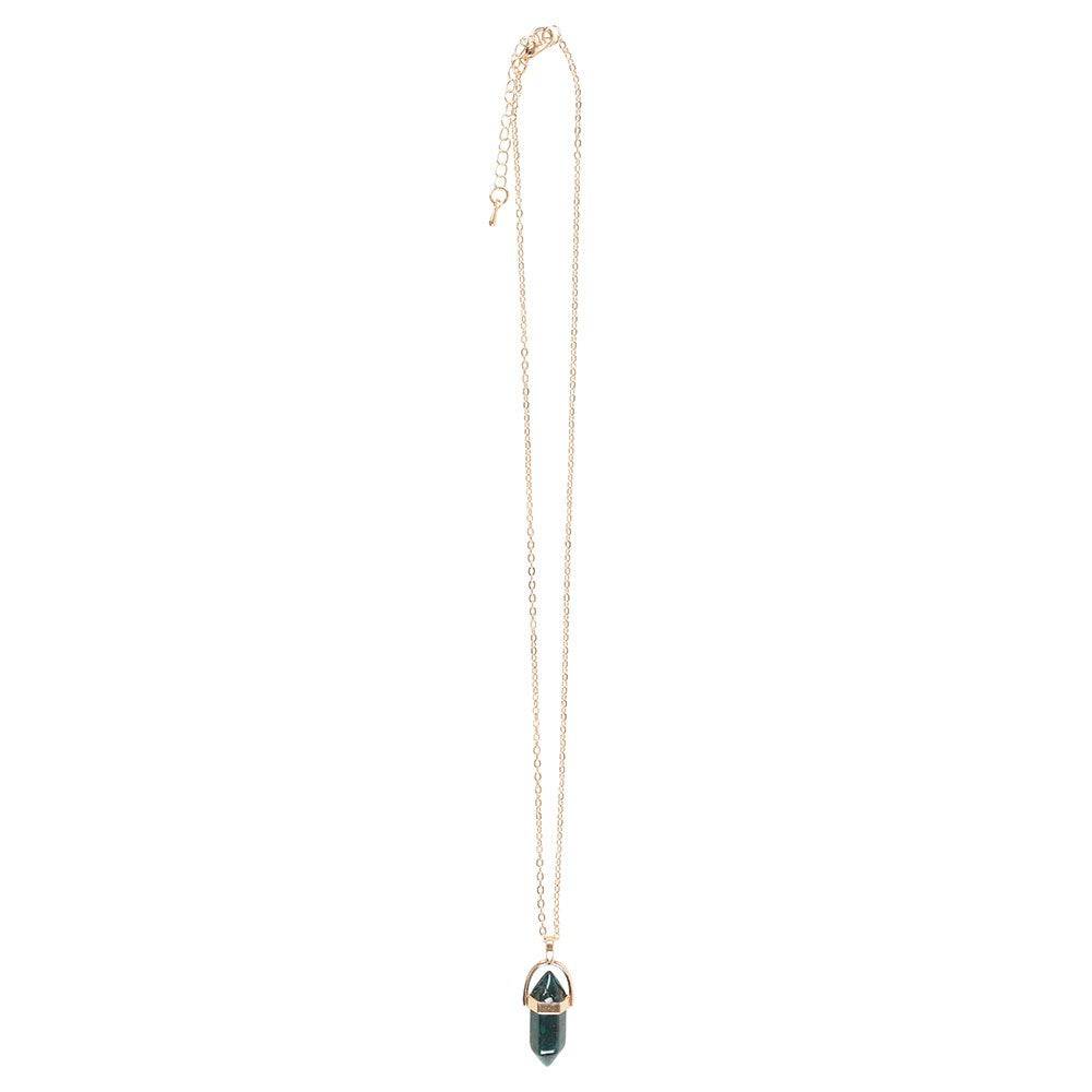 Apatite Crystal Point Pendant Necklace – Empower Your Confidence - Crystal Nest