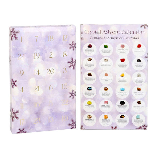 Gemstone Crystal Advent Calendar - 24 Days of Spiritual Healing - Crystal Nest
