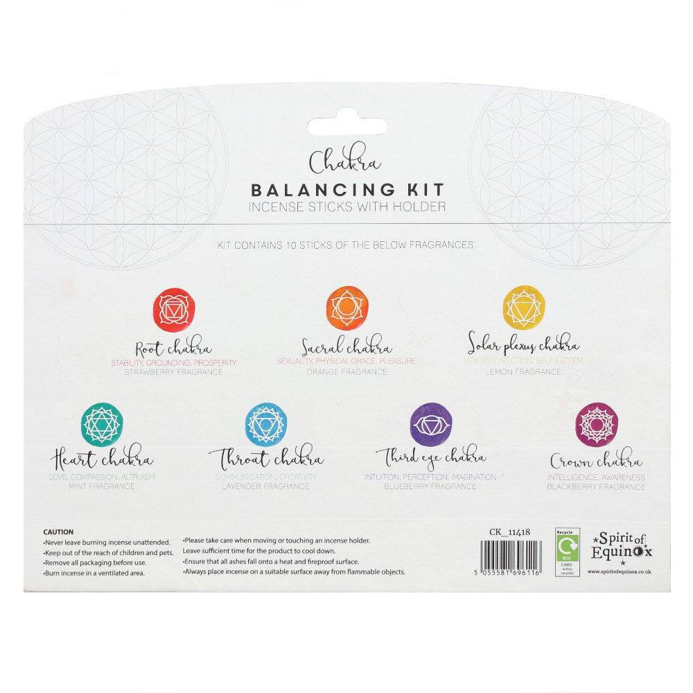 Chakra Incense Balancing Kit - Align & Uplift Your Energy - Crystal Nest