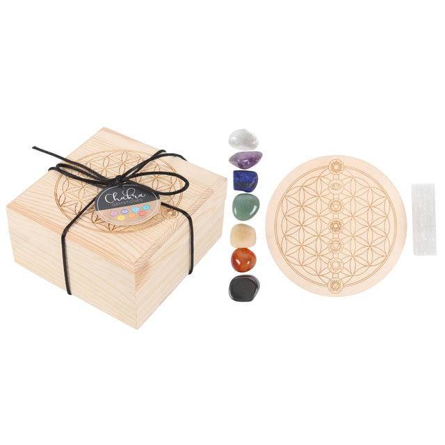 Chakra Crystal Grid Gift Set - Crystal Nest
