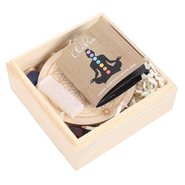 Chakra Crystal Grid Gift Set - Crystal Nest