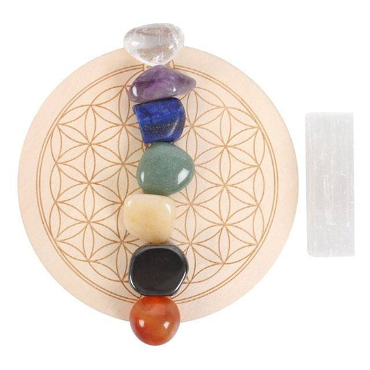 Chakra Crystal Grid Gift Set - Crystal Nest
