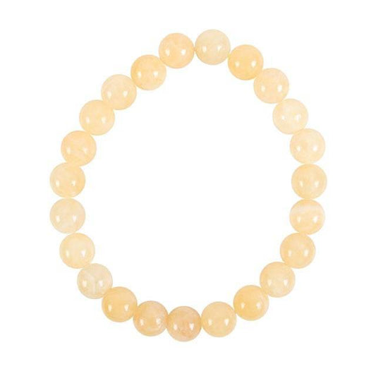 Solar Plexus Chakra Yellow Jade Gemstone Bracelet - Crystal Nest