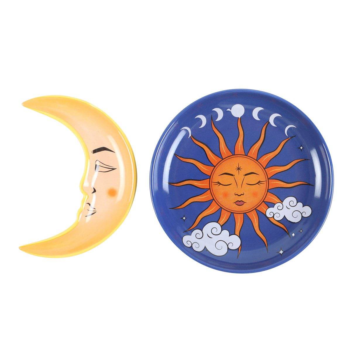Sun & Moon Celestial Stacking Trinkets - Crystal Nest