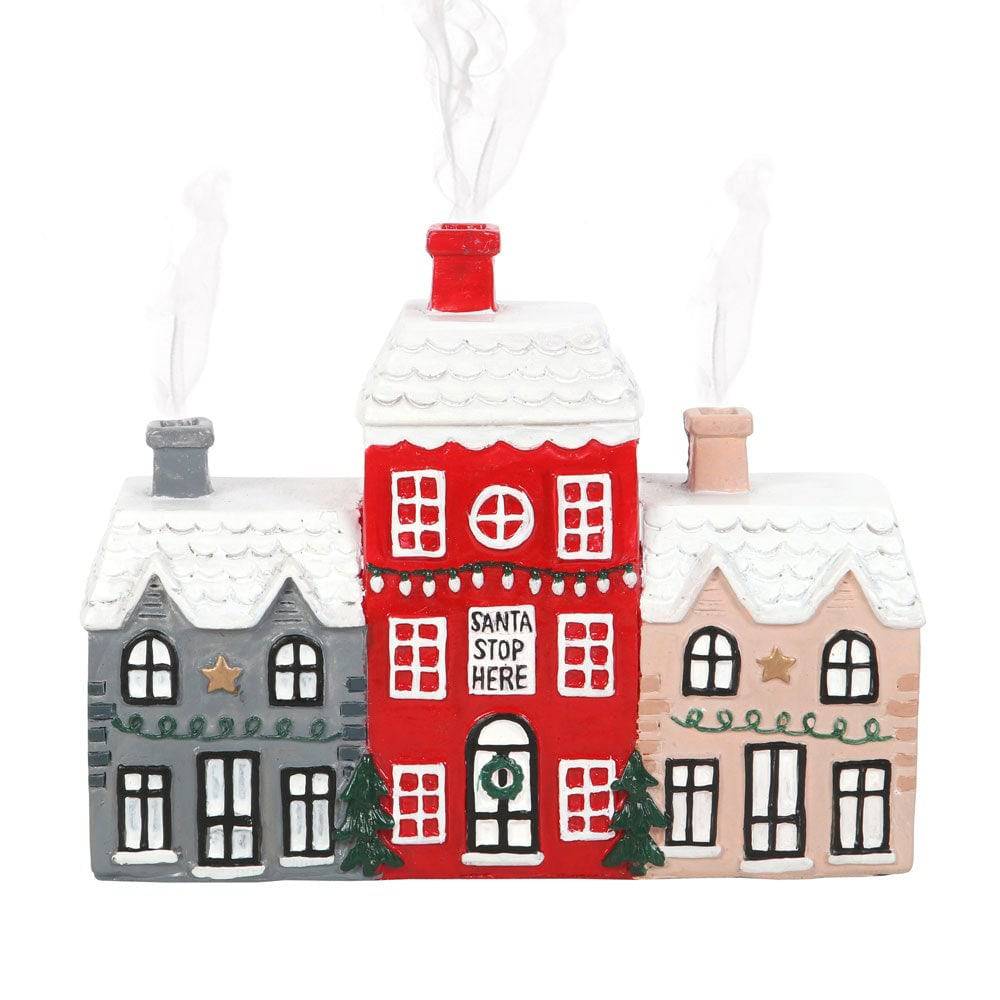 Christmas Village Incense Cone Holder - Crystal Nest