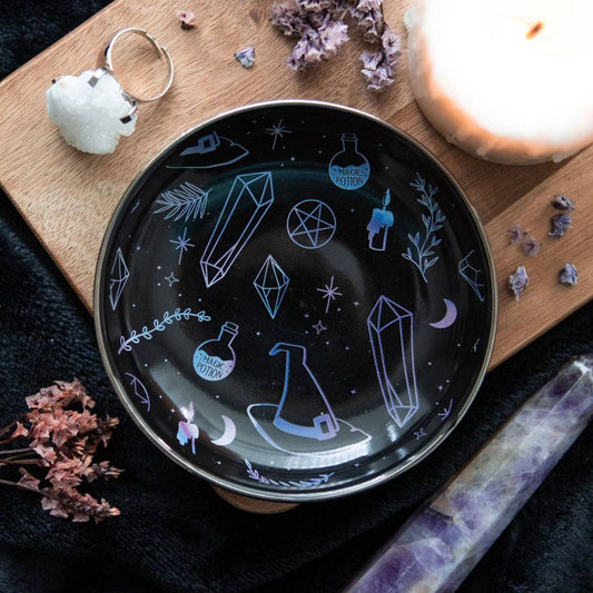 Crystal Witch Round Trinket Dish - Crystal Nest