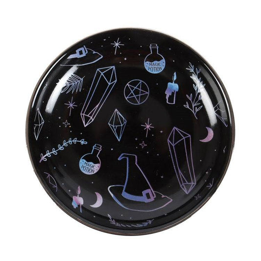Crystal Witch Round Trinket Dish - Crystal Nest