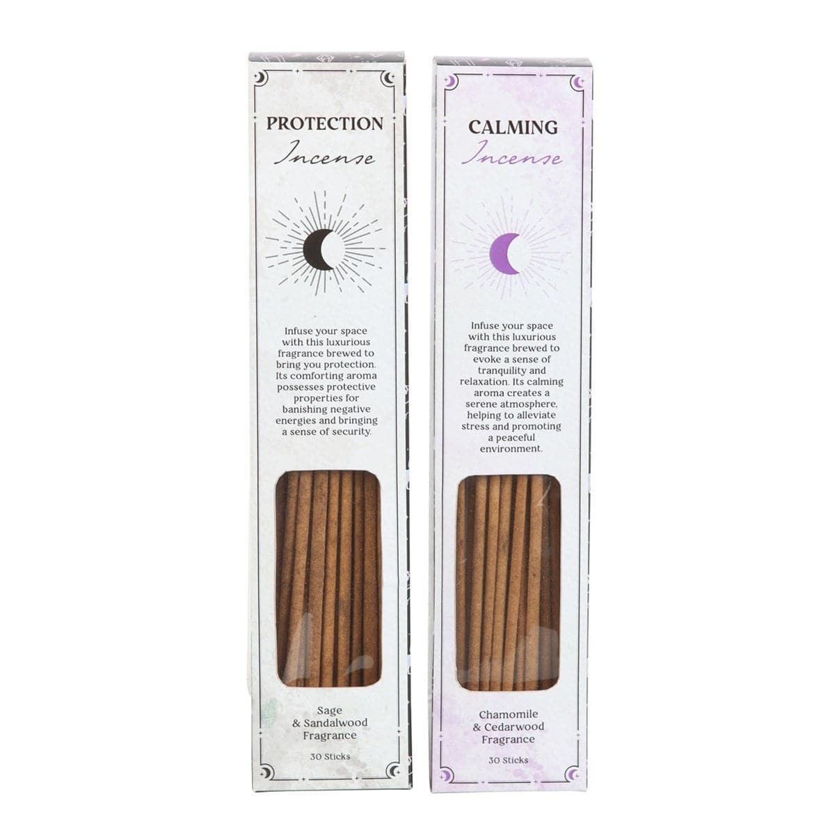 Calming & Protection Incense Stick Sets - Crystal Nest