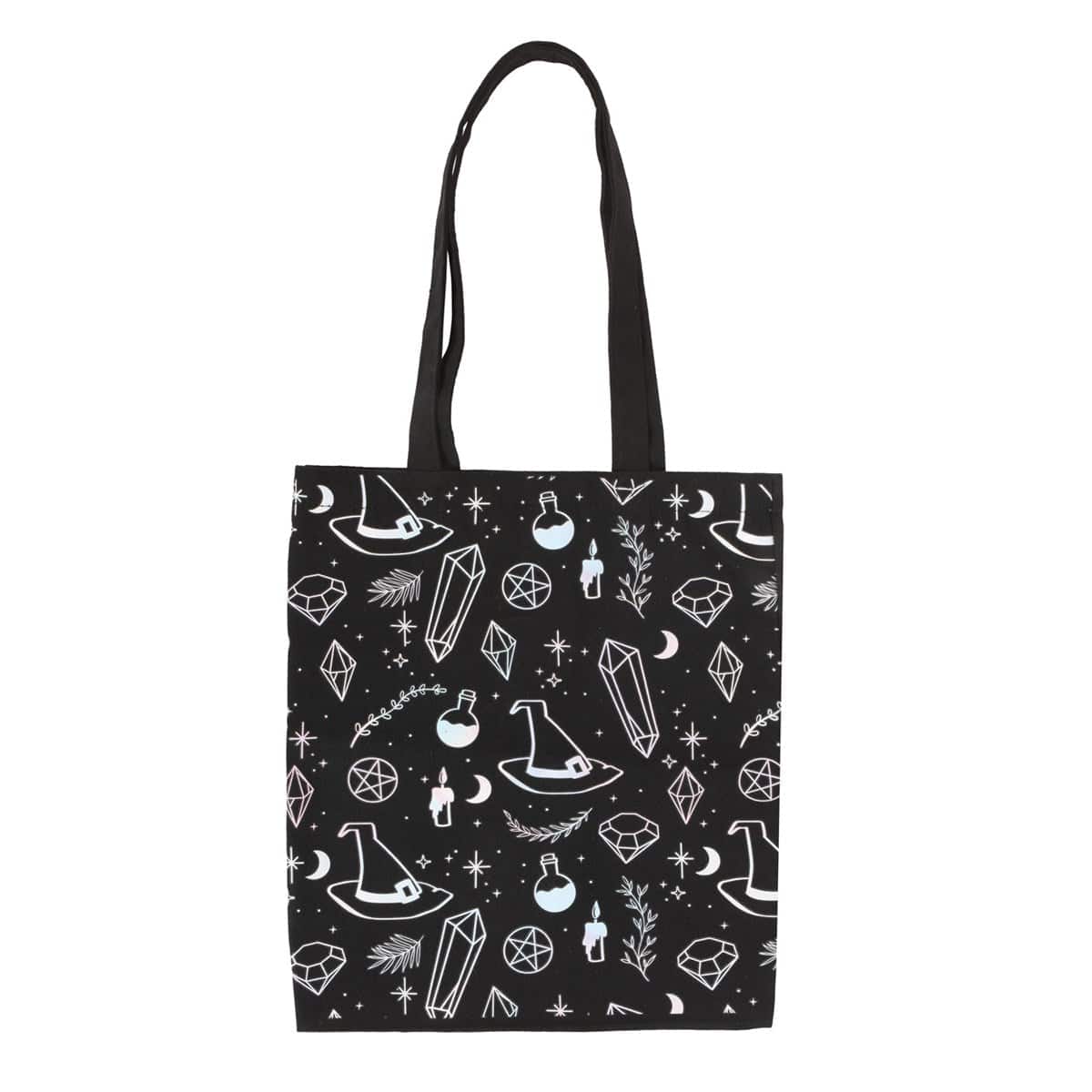 Crystal Witch Polycotton Tote Bag - Crystal Nest