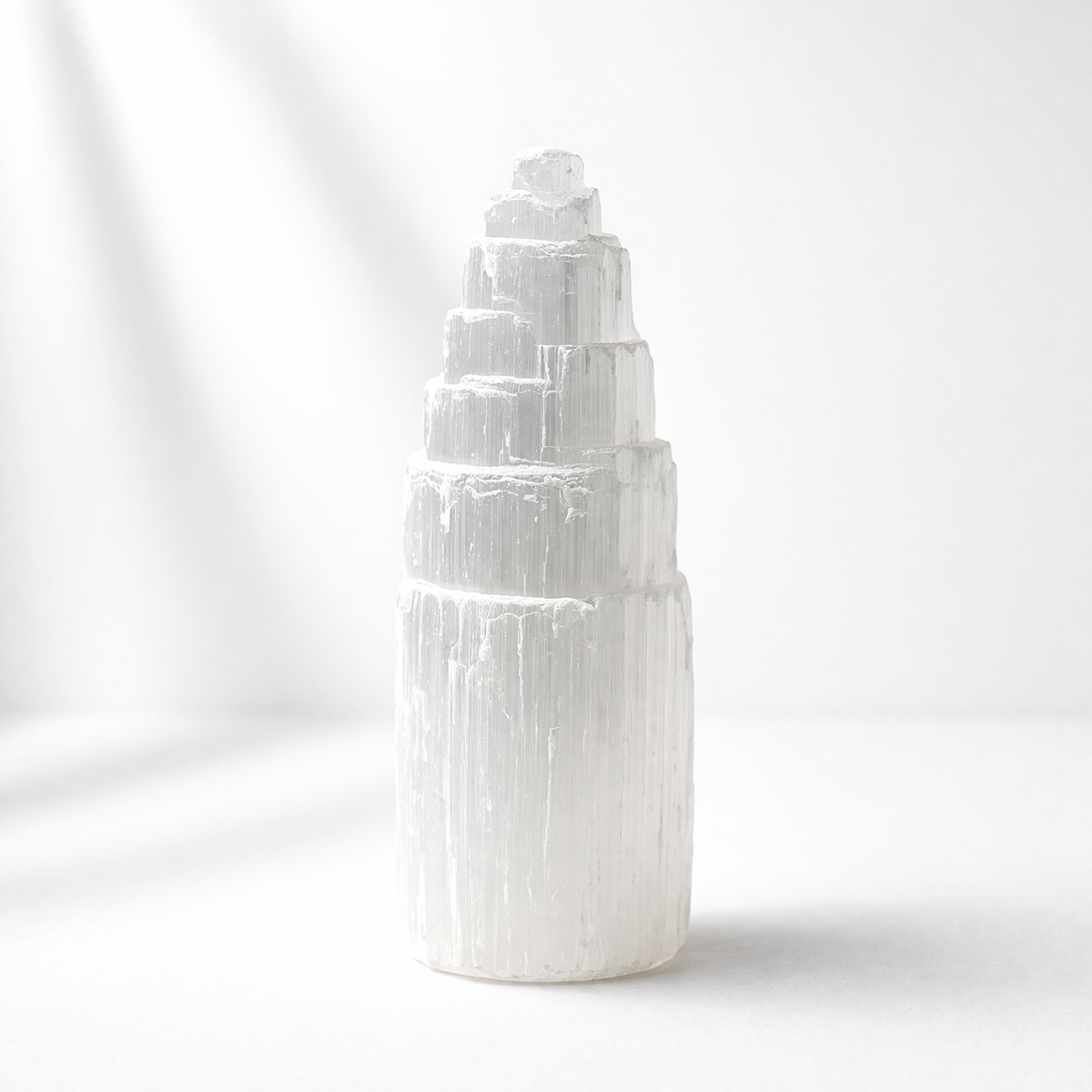 Selenite Tower 15cm - Crystal Nest