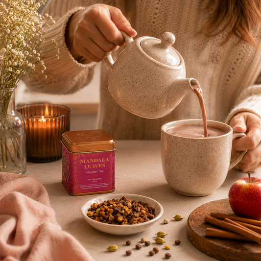 Hot Chocolate Chai Infusion Tea | Caffeine Free Blend (50g Tin)