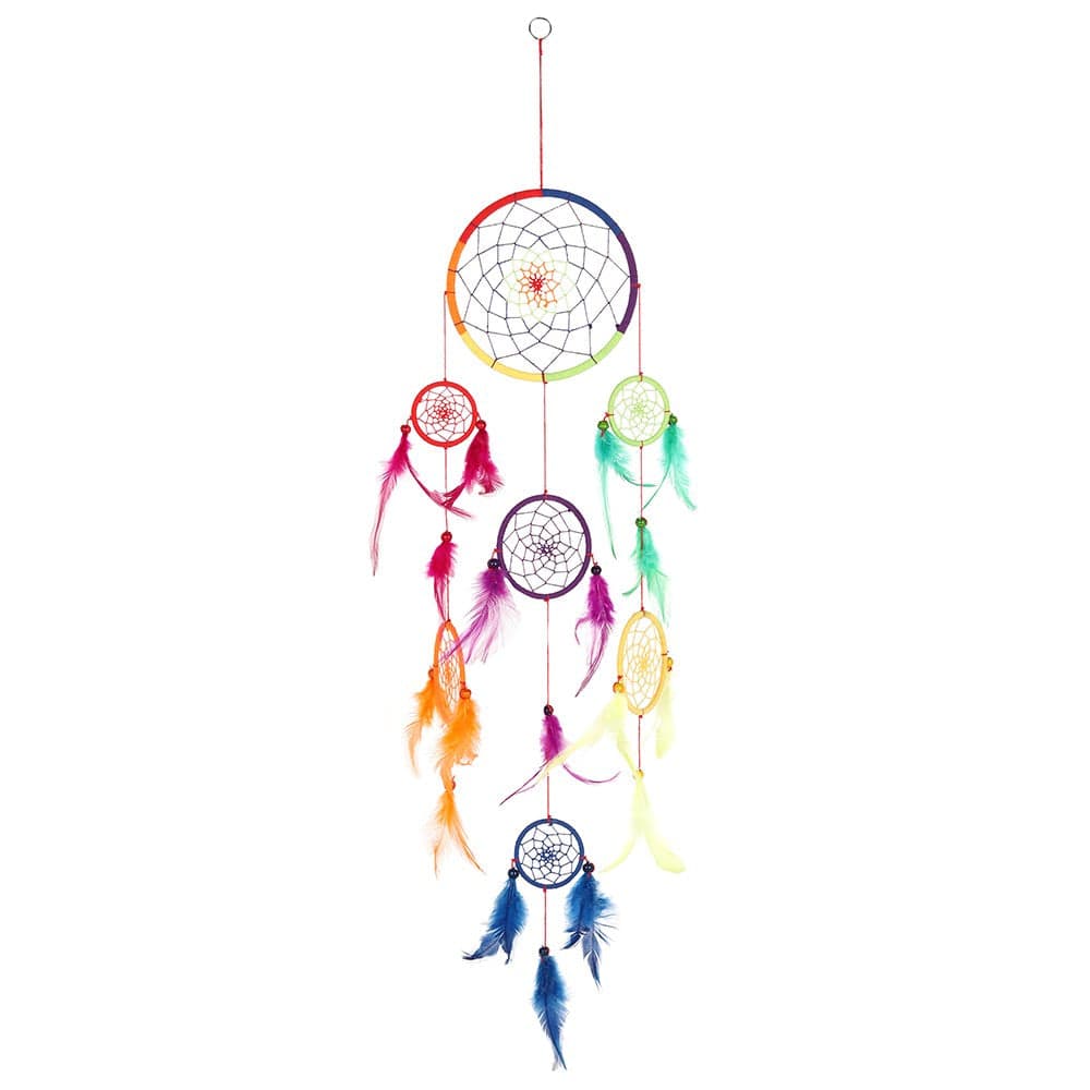 Multi Rainbow Dreamcatcher - Crystal Nest