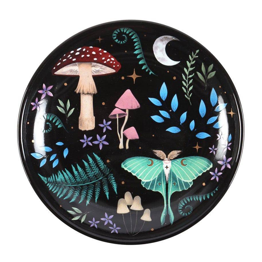 Dark Forest Round Trinket Dish - Crystal Nest