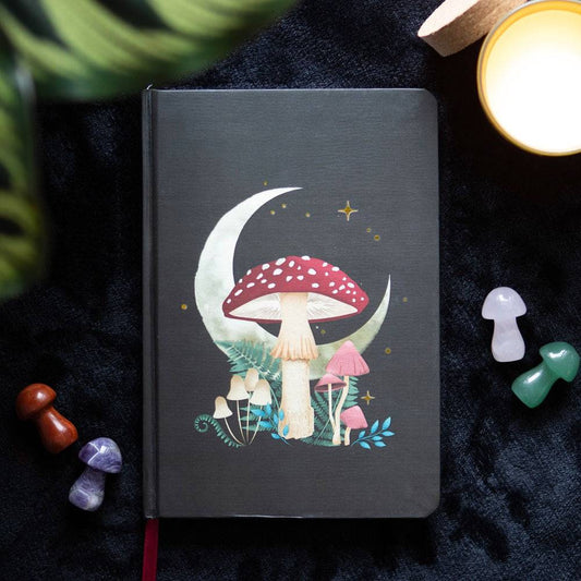 Forest Mushroom A5 Notebook - Crystal Nest