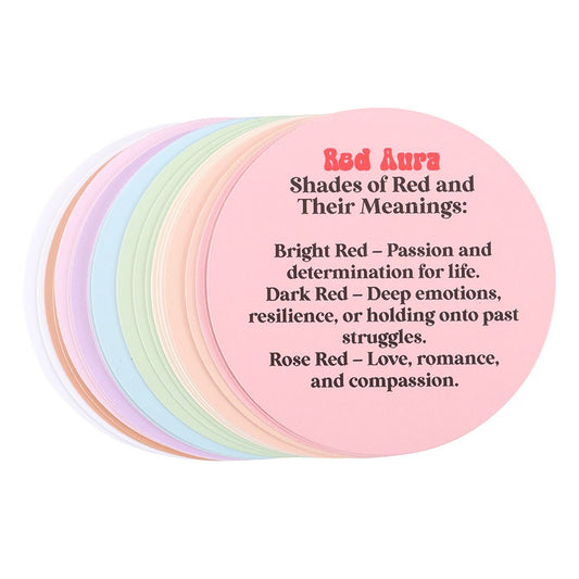 Aura Reading Cards | 36-Card Set for Energy Insight & Spiritual Exploration - Crystal Nest